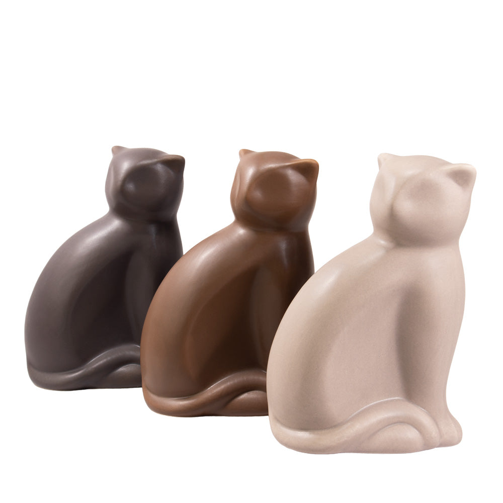 Keramik Tierurne "Katze"