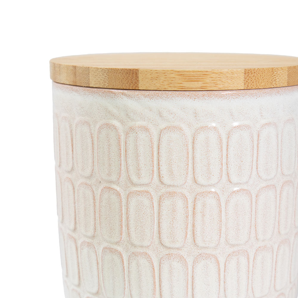 Keramik Tierurne "White Kroko"