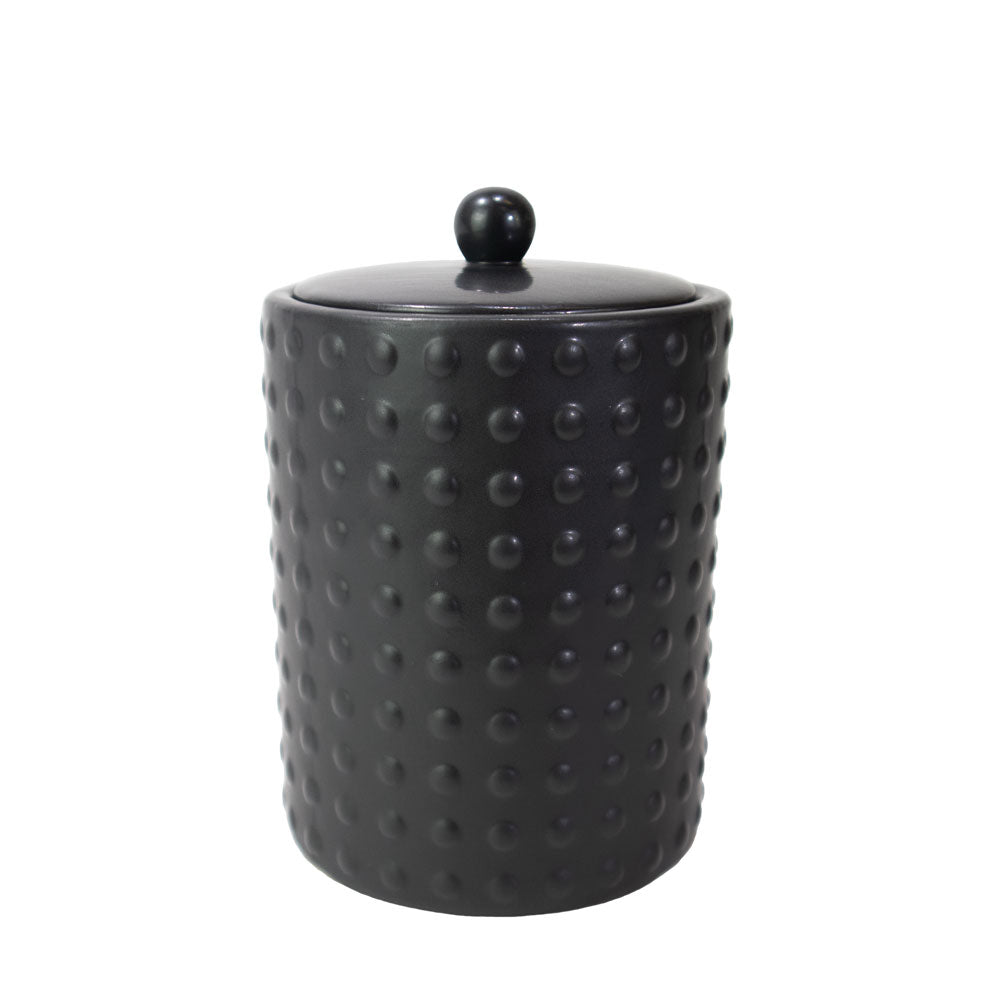 Keramik Tierurne „Black Lovely Dotty“