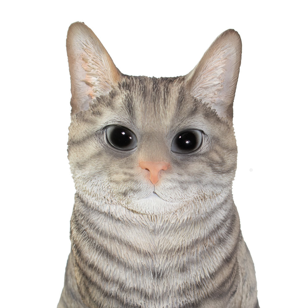 Tierurne "Tigerkatze", sitzend
