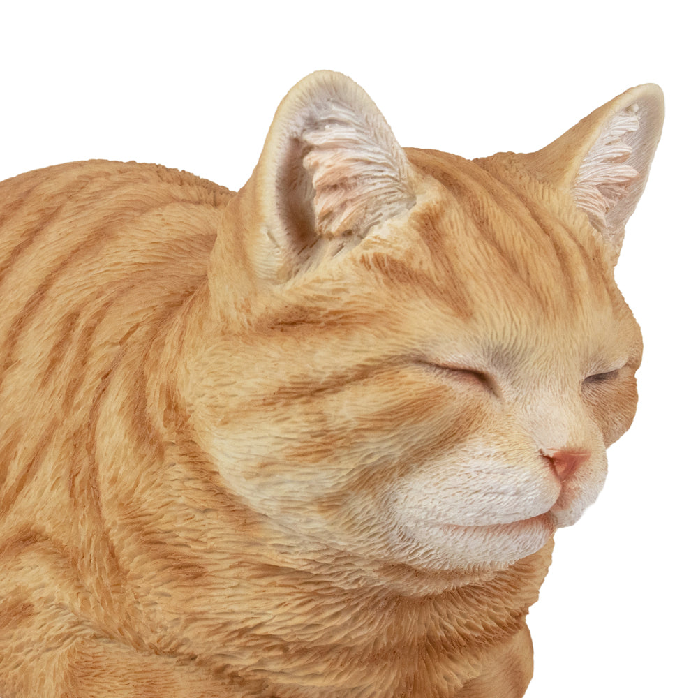 Tierurne "Ginger-Katze", schlummernd