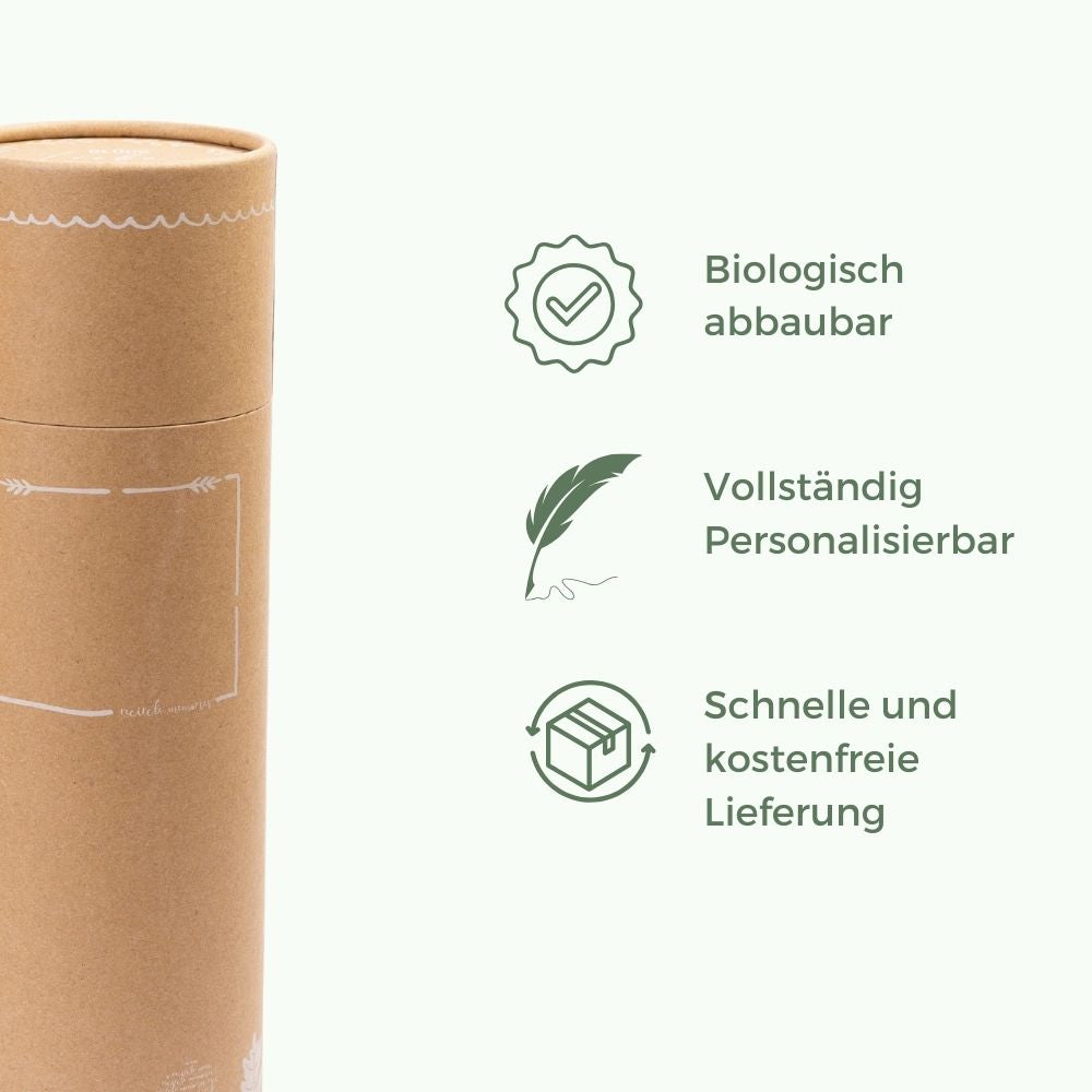 Streu-Tierurne für Haustiere