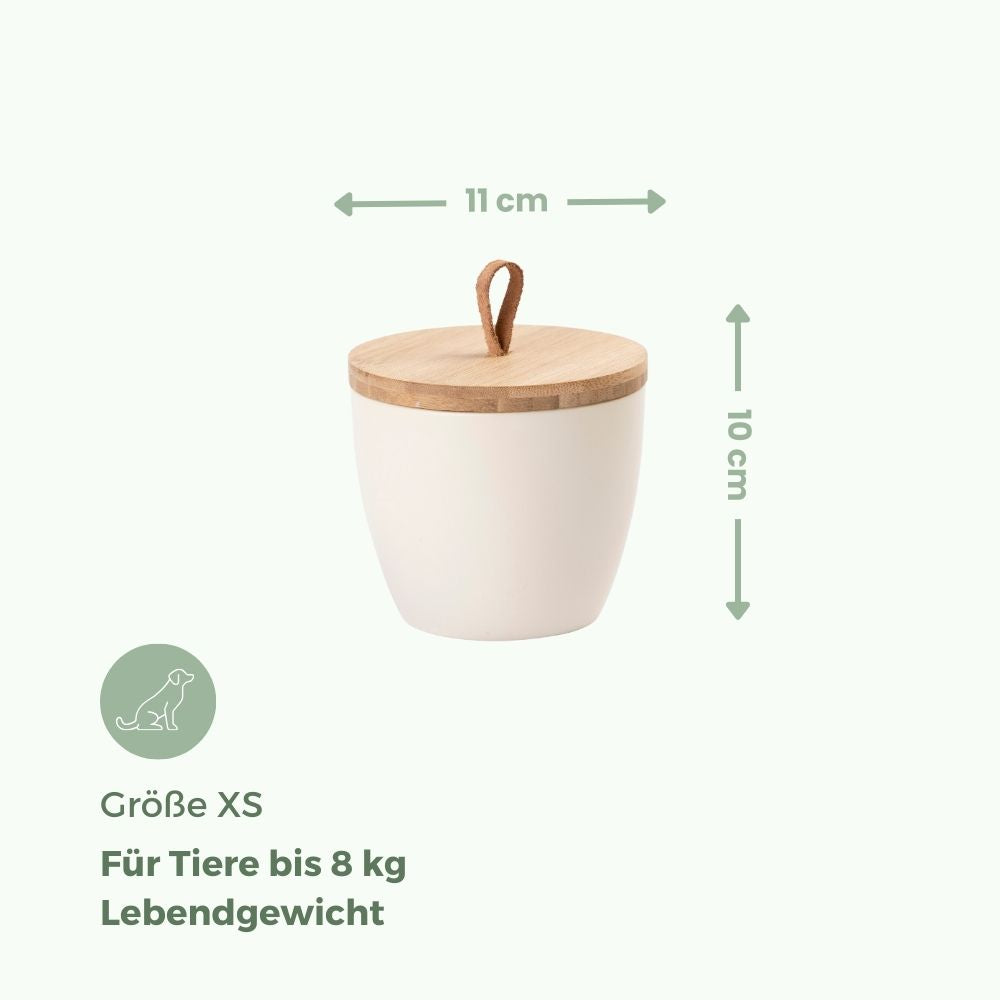 Keramik Tierurne "Creme"
