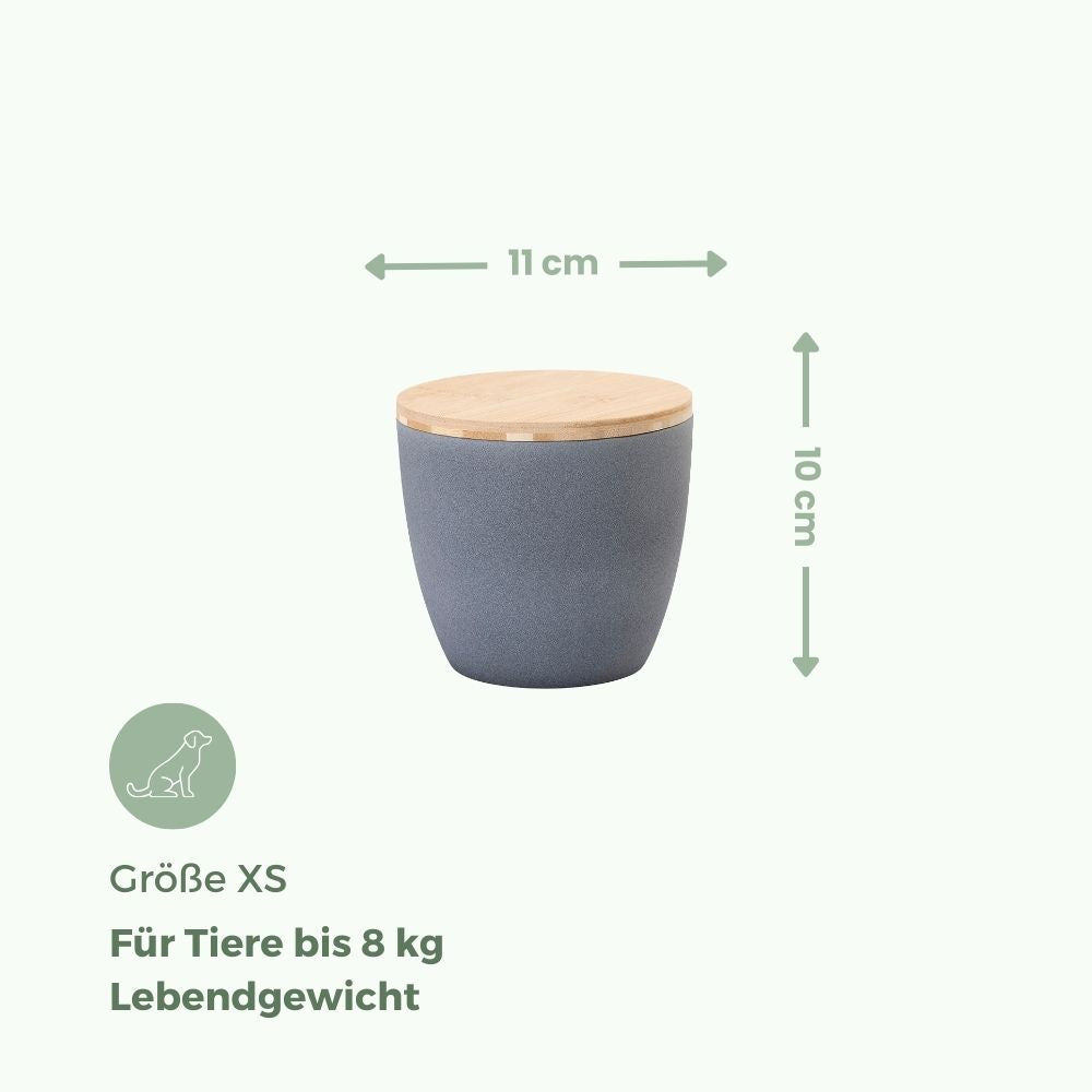 Keramik Tierurne "Sand Grau"