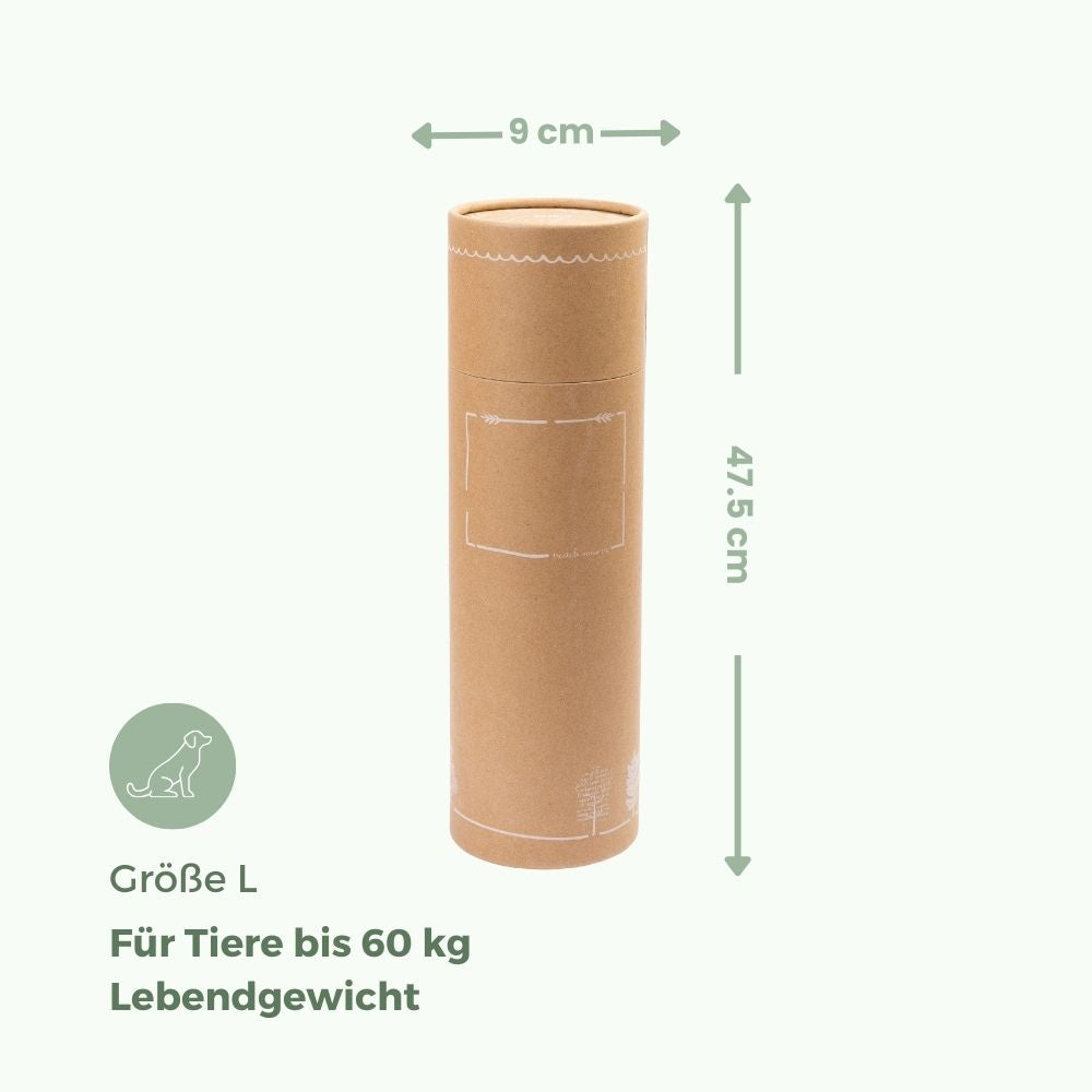 Streu-Tierurne für Haustiere