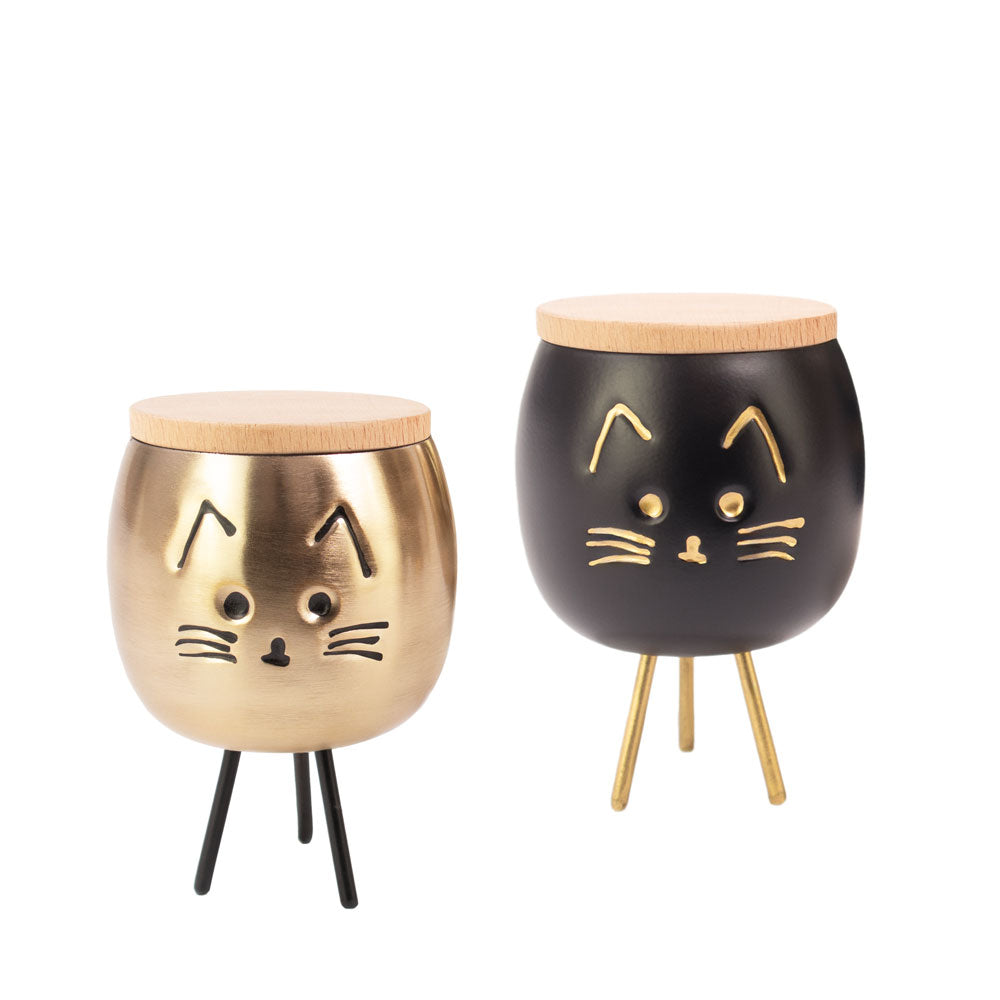 Aluminium Tierurne "Cat"