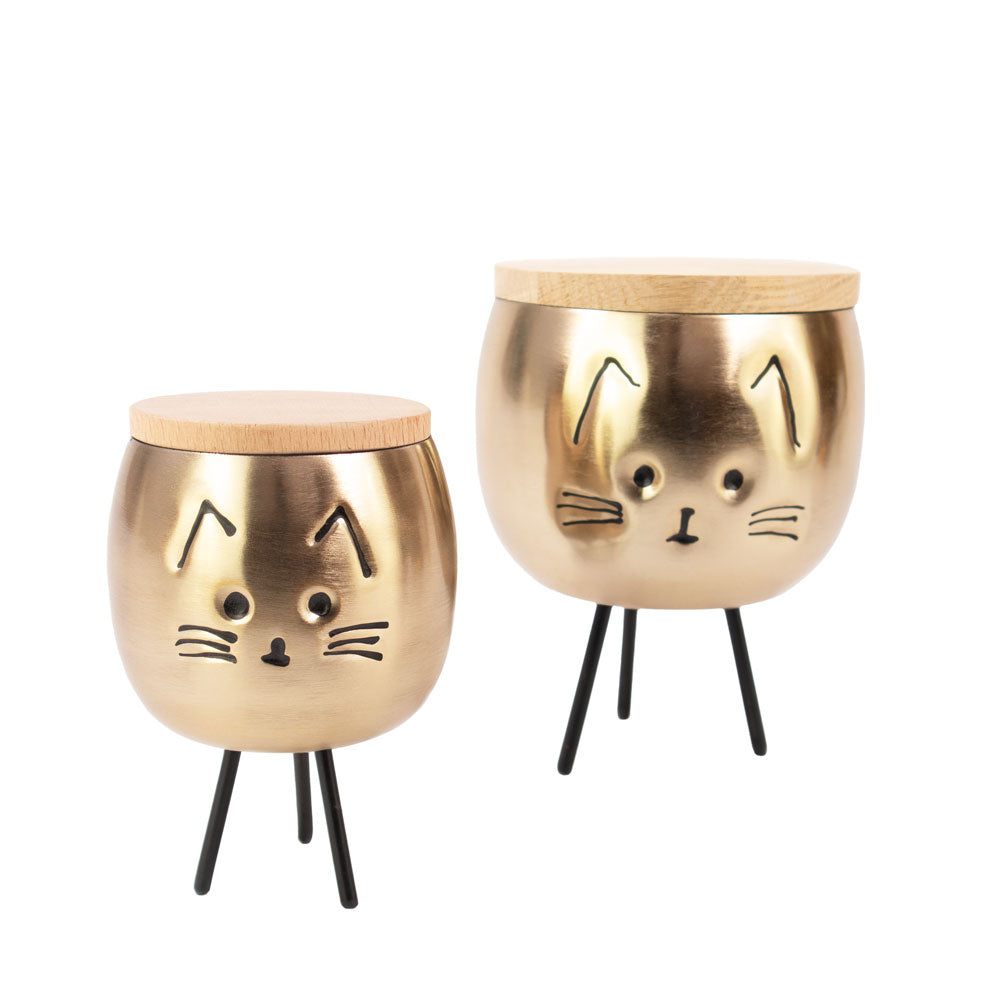 Aluminium Tierurne "Cat"
