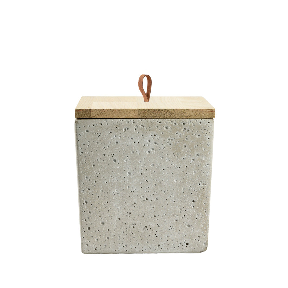 Keramik Tierurne quadratisch "Beton"