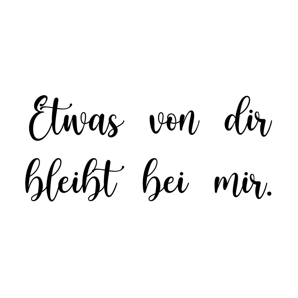 Individuelle Beschriftung in Handschrift mit Herz