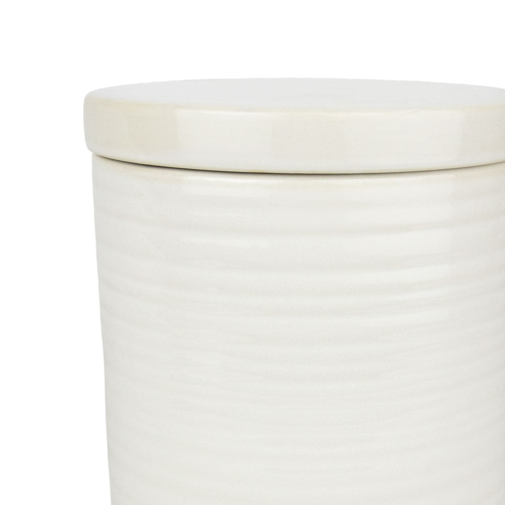 Keramik Tierurne „Silent White“