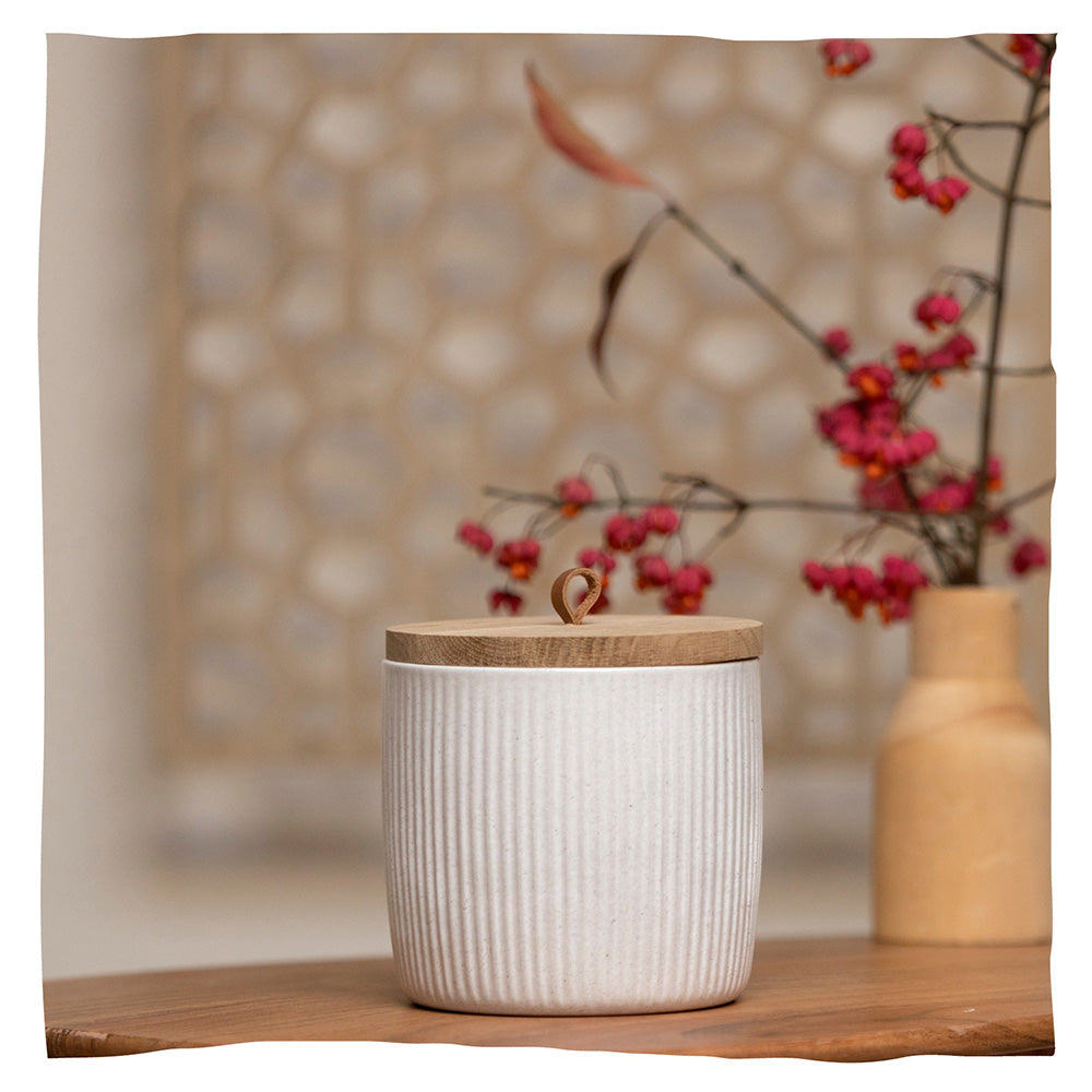 Keramik Tierurne "Stripes"