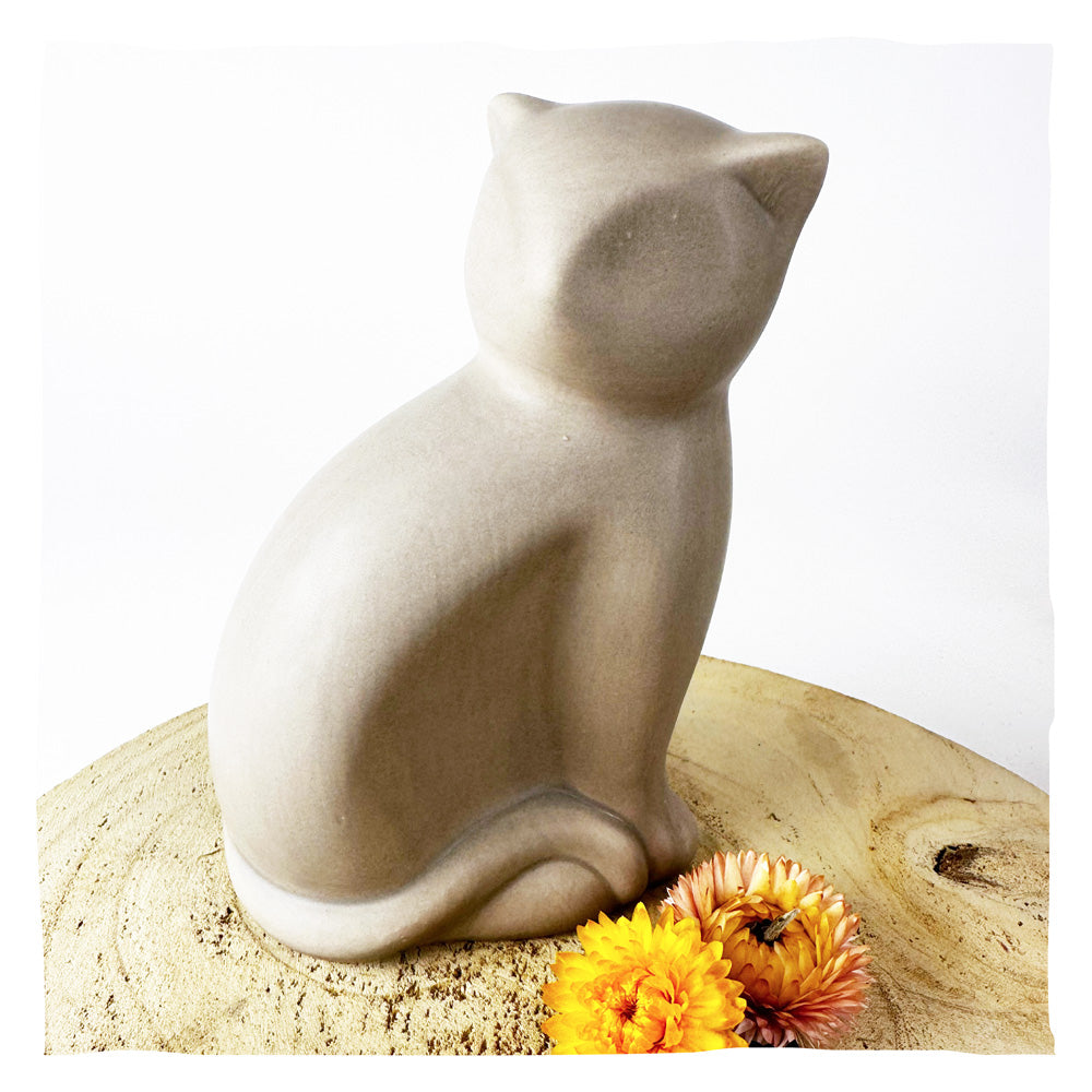 Keramik Tierurne "Katze"
