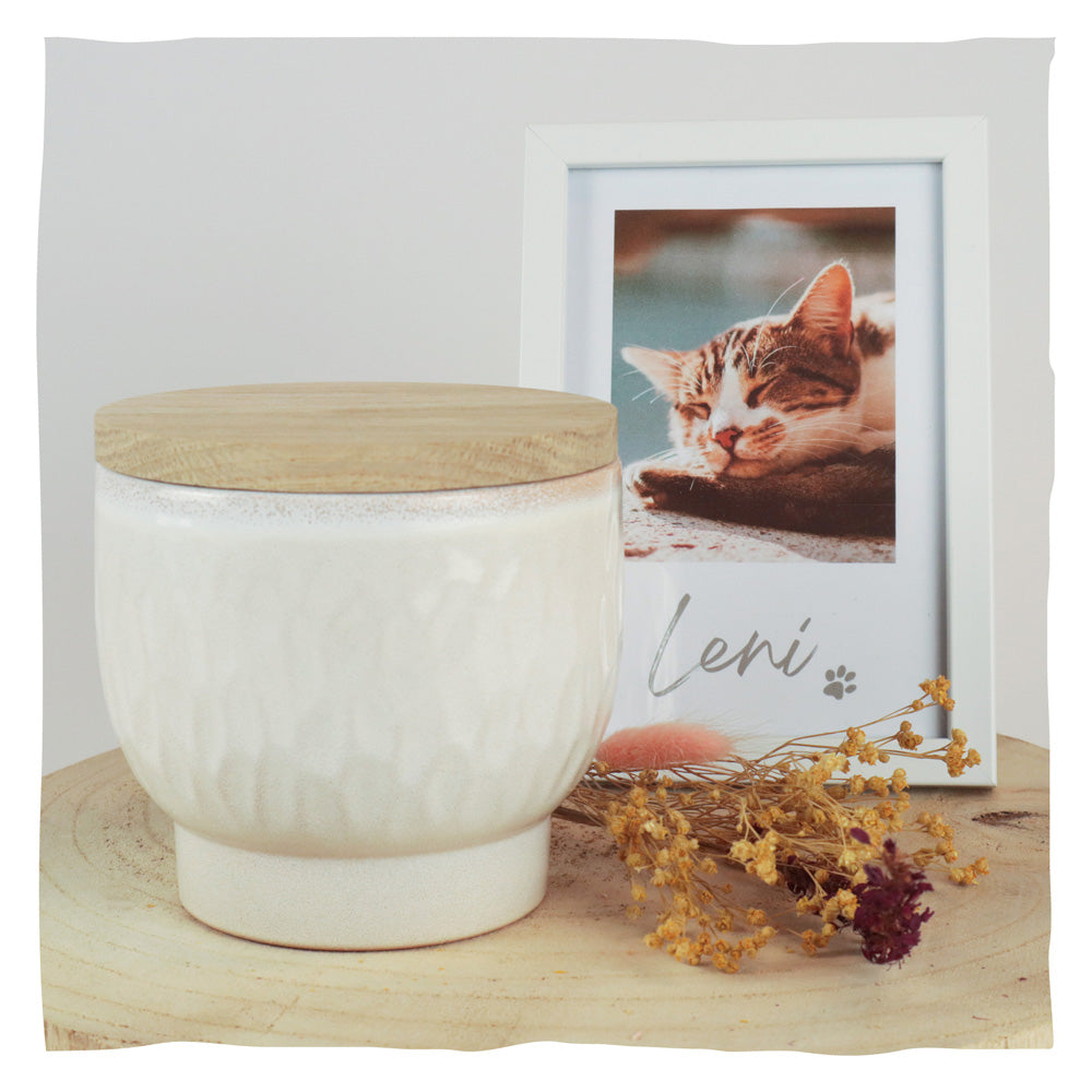 Keramik Tierurne "Cup" - Wellen