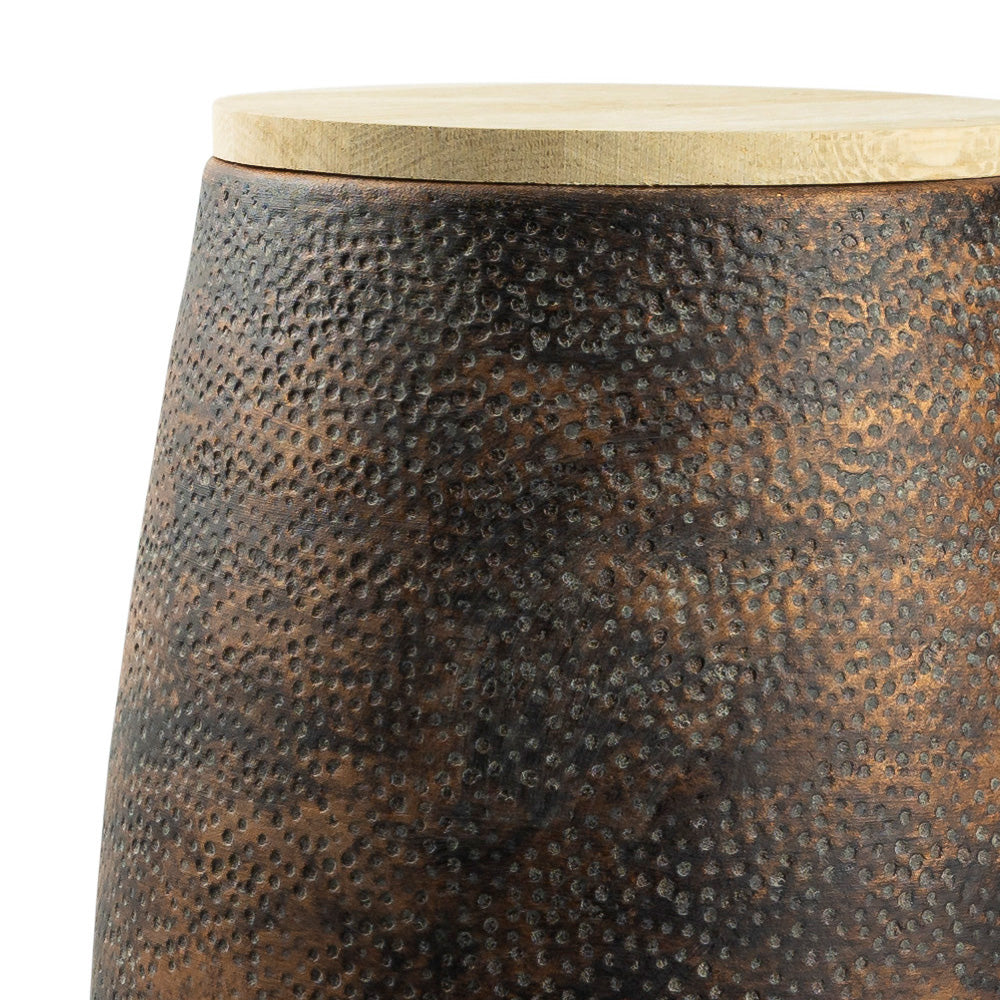 Keramik Tierurne "Bronze"