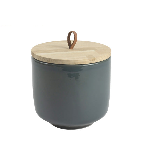 Keramik Tierurne "Harmony", blaugrau