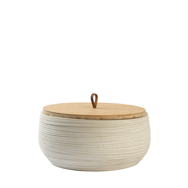 Keramik Tierurne "Circle of Life" - flach