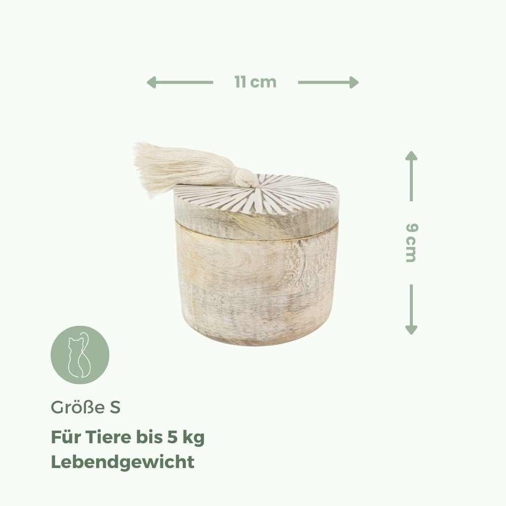 Biologisch abbaubare Tierurne