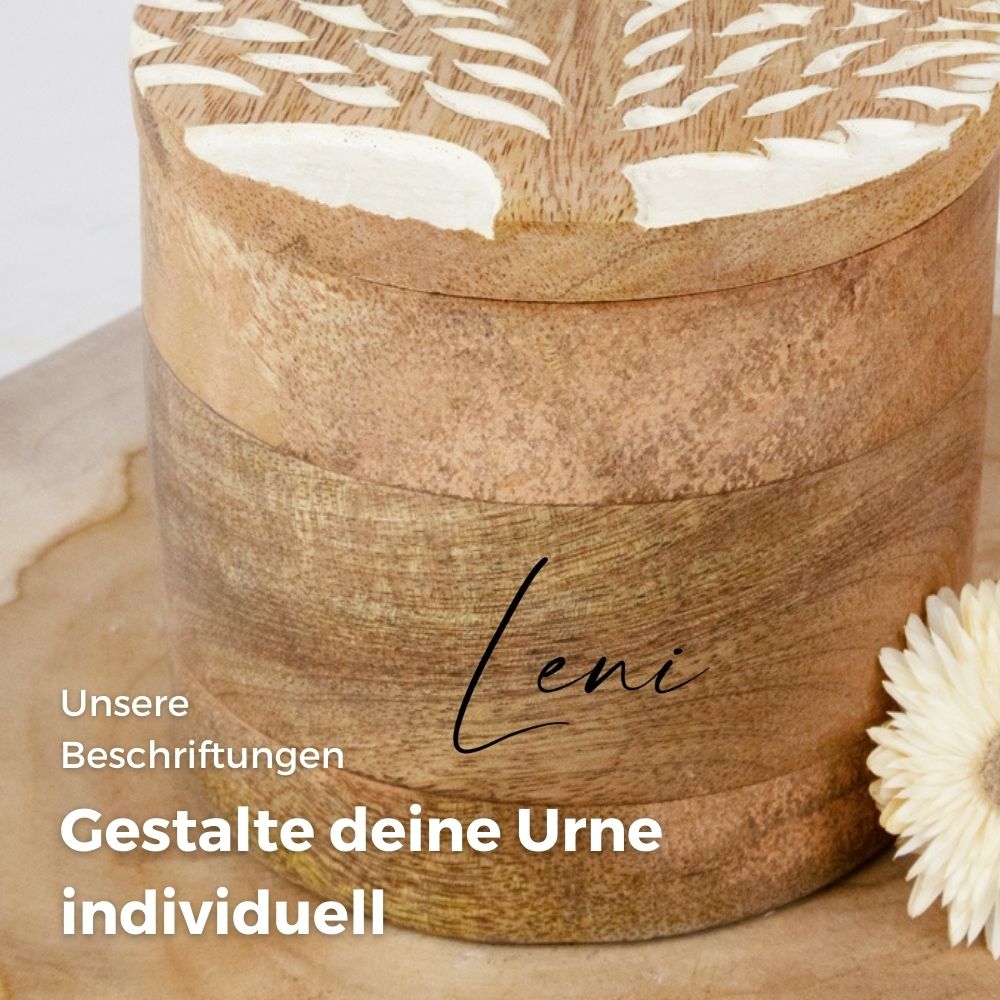 Biologisch abbaubare Tierurne