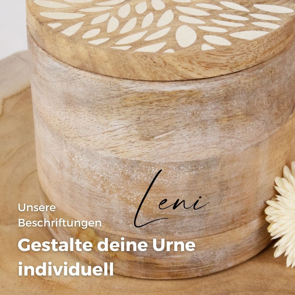 Biologisch abbaubare Tierurne