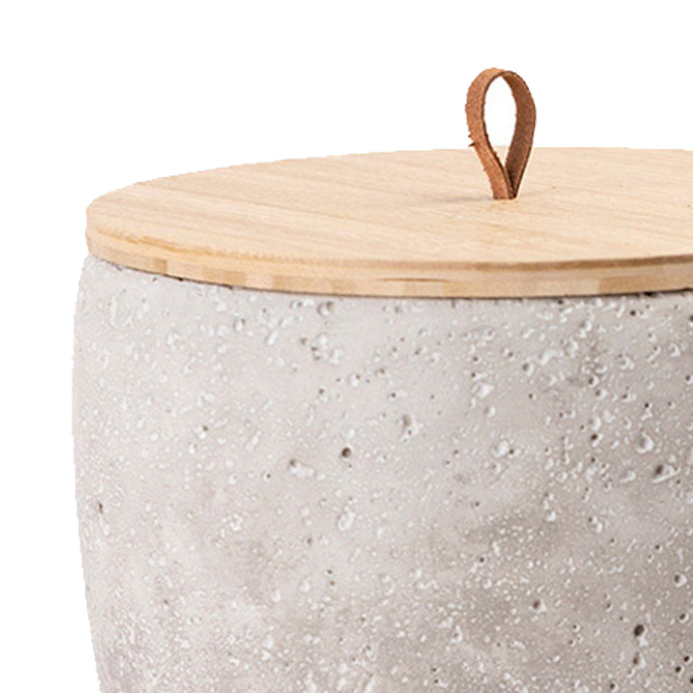 Keramik Tierurne "Beton", hellgrau