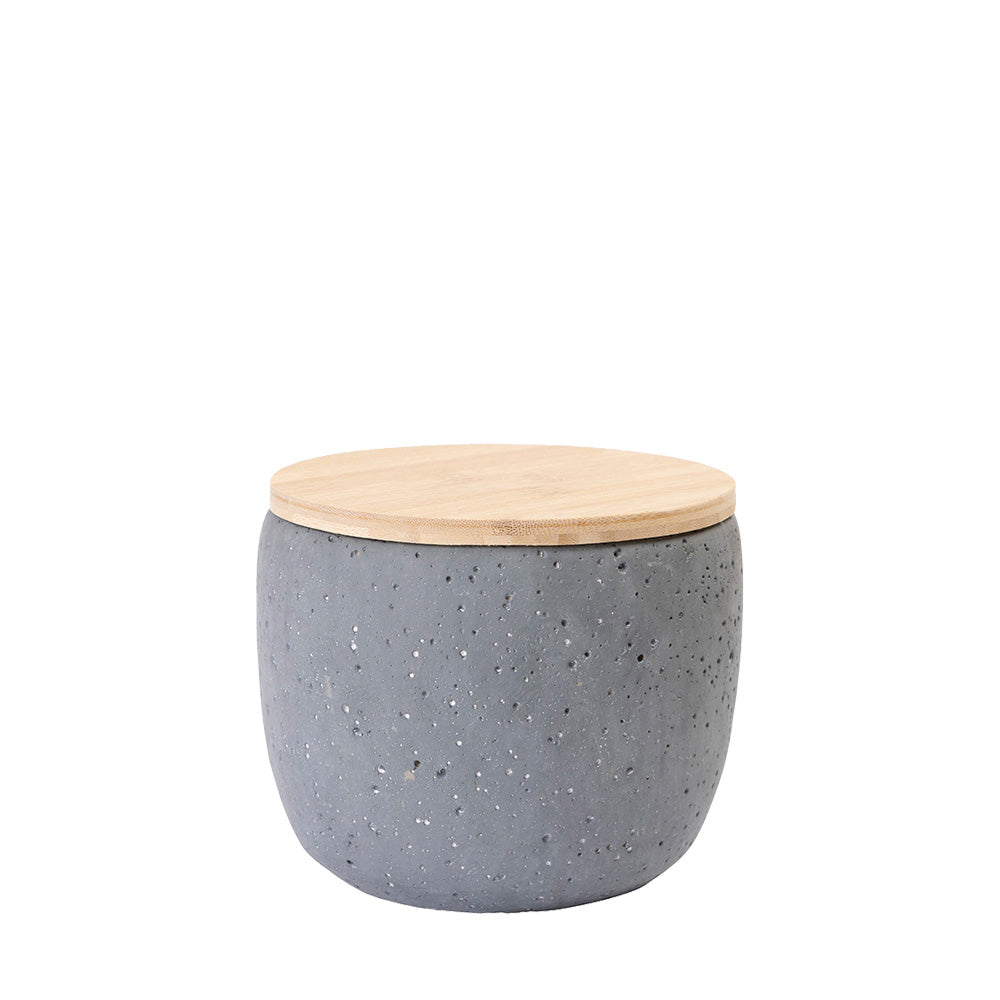 Keramik Tierurne "Beton", dunkelgrau