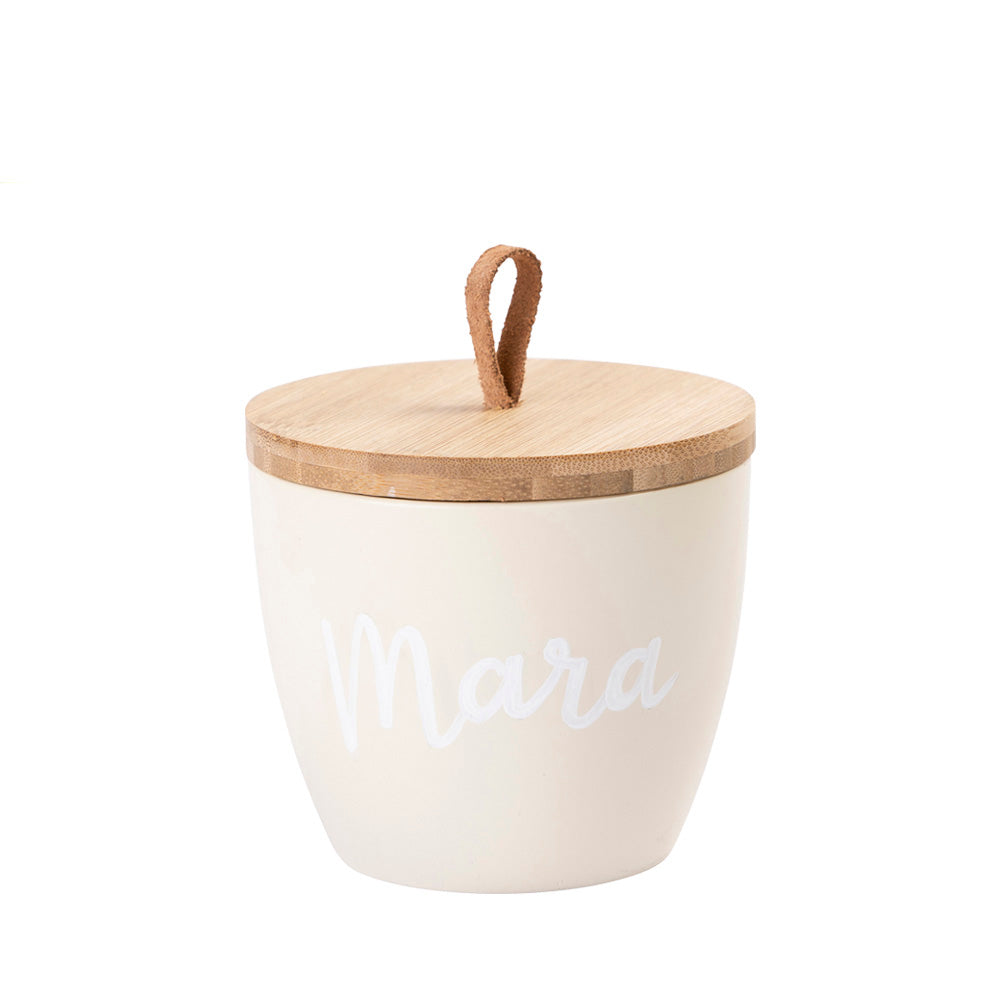Keramik Tierurne "Creme"