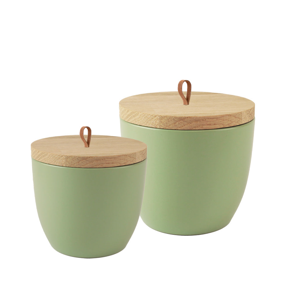 Keramik Tierurne "White Green"