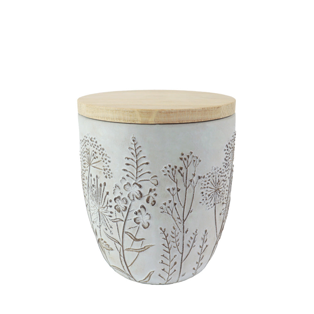 Keramik Tierurne "Wildblumen", klassik