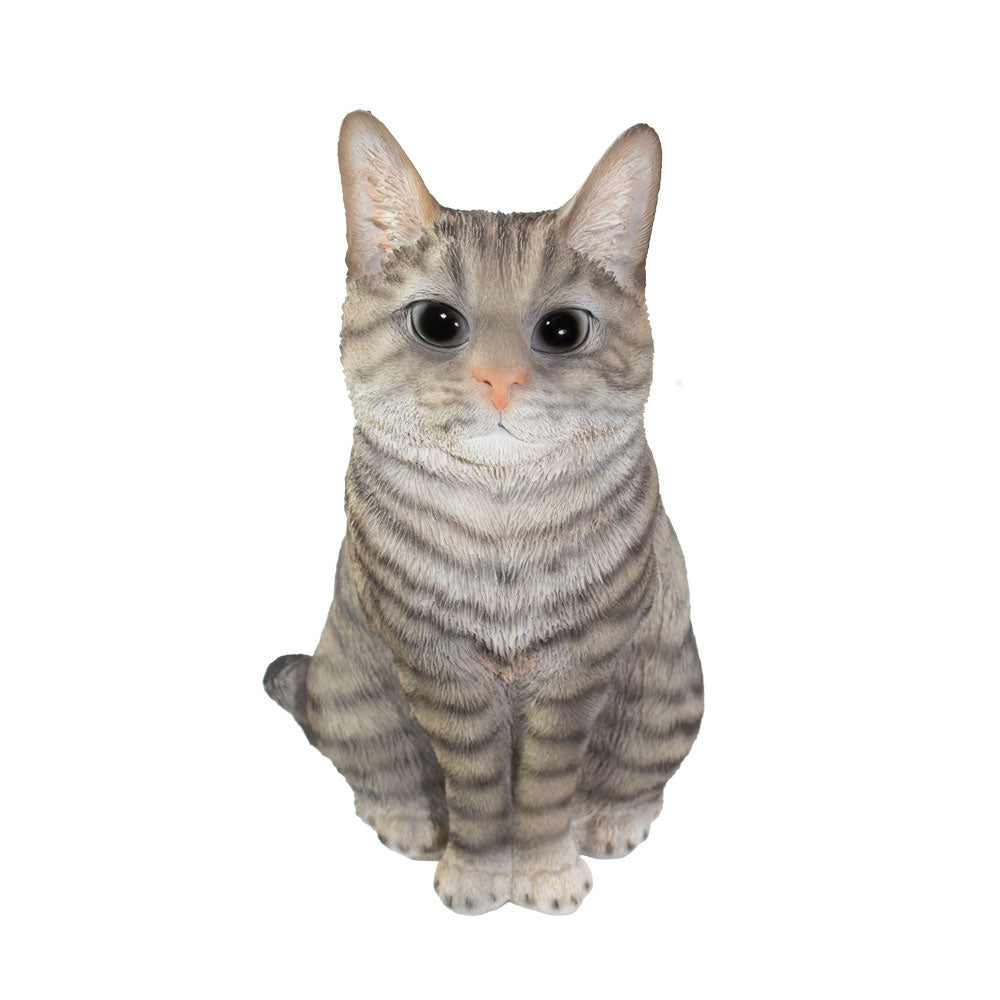 Tierurne "Tigerkatze", sitzend