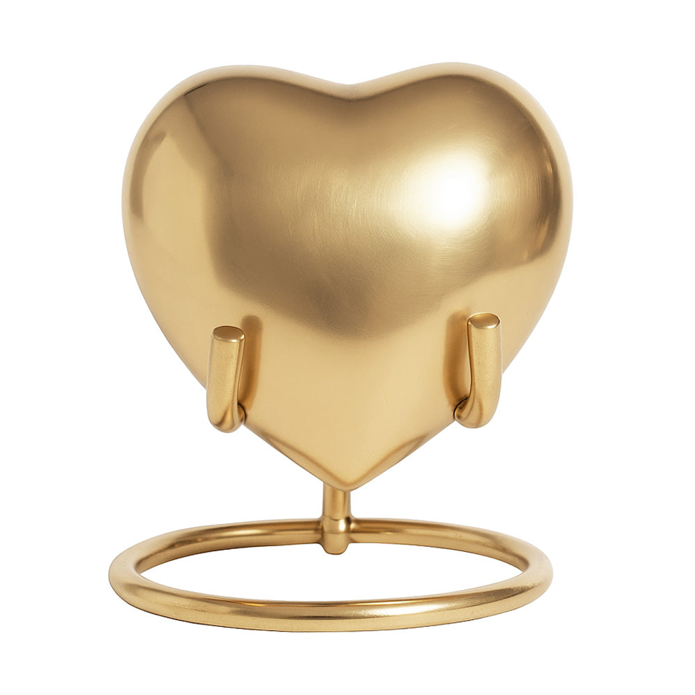 Goldener Herz-Handschmeichler 
