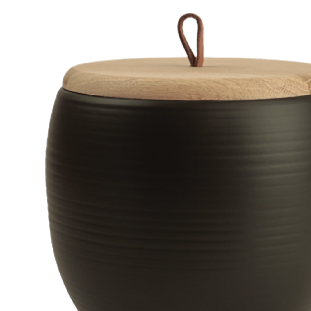 Keramik Tierurne schwarz 