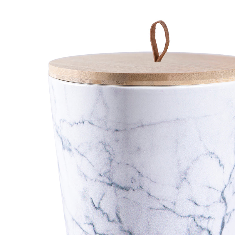 Keramik Tierurne im Marmor-Design