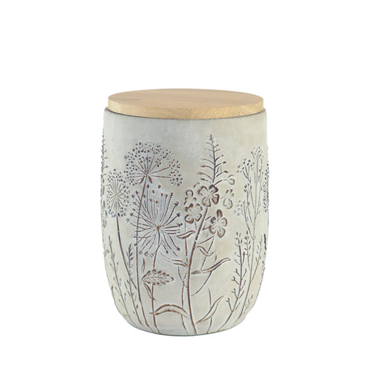 Keramik Tierurne "Wildblumen"